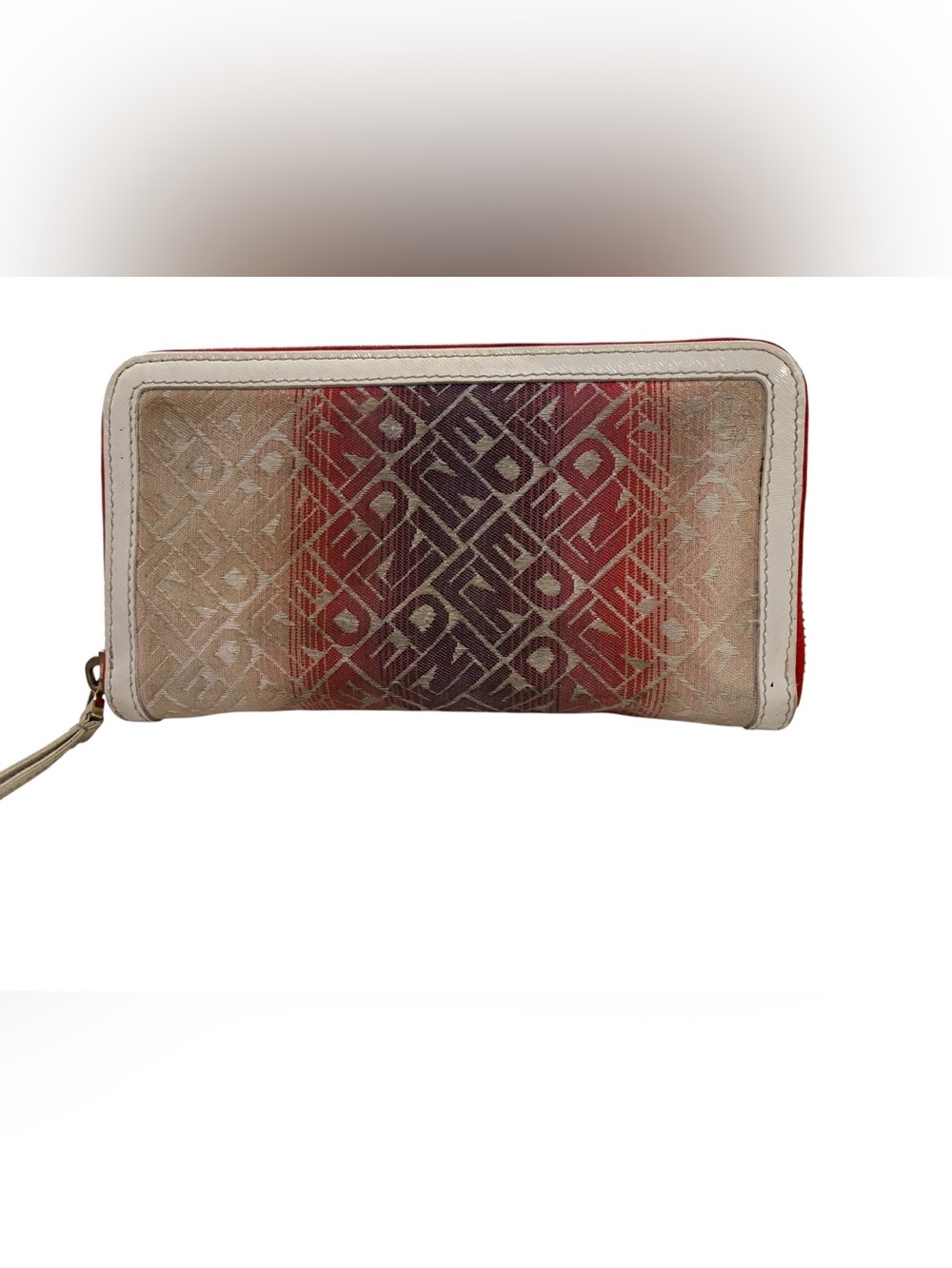 Fendi Zucca Ombre Zip Around Wallet | Multicolor FF Monogram | Continental Walle